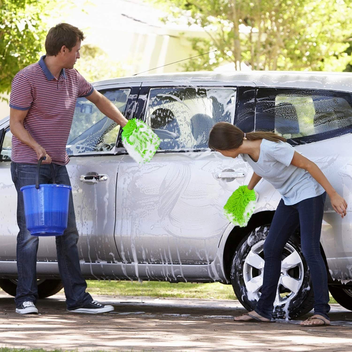 Dust & Polish Chenille Glove  Dust & Polish Chenille Glove